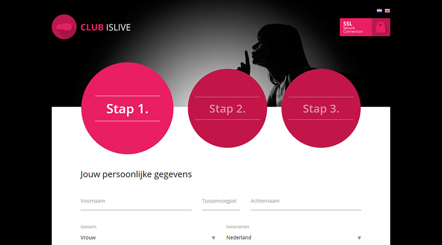 Stap 1 om te beginnen met werken als cammodel